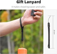Sinyutia Travel Waterproof Case untuk Osmo Pocket 3 dengan Slot Filter Magnetik CPL/ND, 2 Slot Kartu & Tali Pergelangan Tangan