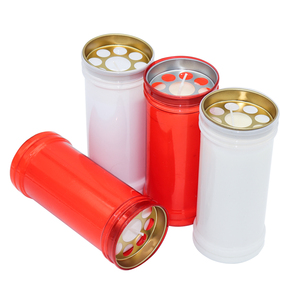 Candela rossa antivento all'aperto del <span class=keywords><strong>cimitero</strong></span> della cera Memeotial per uso esterno - Product Image 1