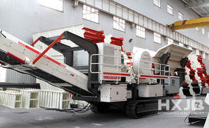 เครื่องจักรทำเหมืองออนไลน์ของอาลีบาบา สหรัฐอาหรับเอมิเรตส์ เครื่องบดกรามเคลื่อนที่แบบตีนตะขาบ รุ่น Wotetrack 100-300 ตันต่อชั่วโมง จากเหอหนาน หงซิง - Product Image 5