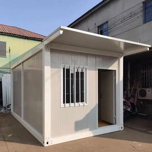 Nouvelle structure de maison conteneur amovible de luxe Pack plat préfabriqué installation rapide panneau sandwich école immeuble de bureaux hôpital - Product Image 1