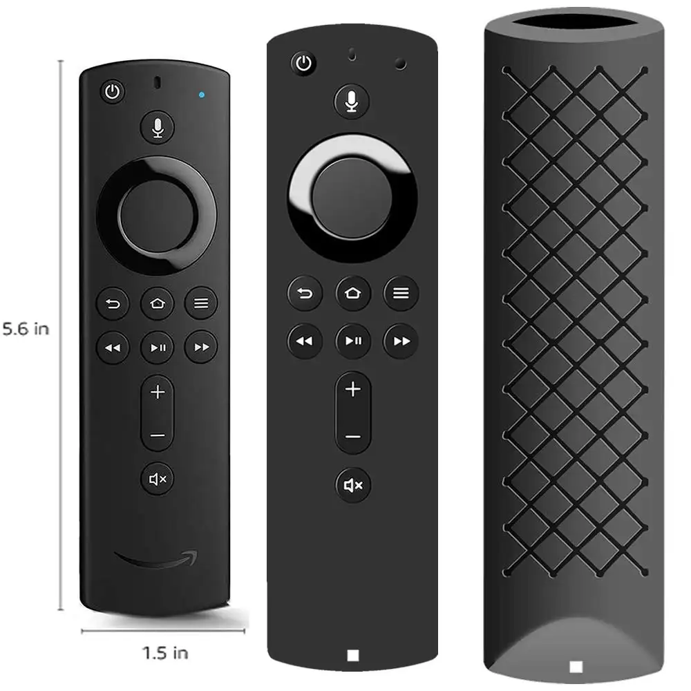 Housse de protection en Silicone, étui pour Fire TV 4K, Compatible avec tout nouveau modèle Alexa, 2e génération, télécommande vocale