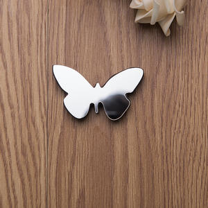 Vente chaude 3D DIY Acrylique Miroir Stickers Muraux EVA Ponctuation Série Décoration avec Couronne Diamant <span class=keywords><strong>Papillon</strong></span> pour Mariage - Product Image 5