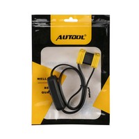 Cable de Extensión OBD2 para Automóvil AUTOOL con Interruptor, Adaptador OBD2 ELM327, Conector de Extensión de 60 cm, Cables de Extensión ELM 327, Cable de 16 Pines