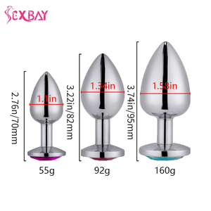 custom anal plug Personalized Metal Anal Plugs main image 1