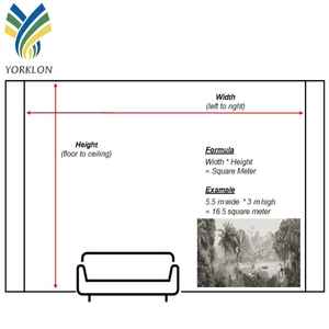 YF-CN 21 <span class=keywords><strong>peinture</strong></span> personnalisée maison vinyle Non tissé 3D panneau vert forêt <span class=keywords><strong>salle</strong></span> <span class=keywords><strong>de</strong></span> <span class=keywords><strong>bain</strong></span> chambre peintures murales papier peint moderne tissu étanche - Product Image 5