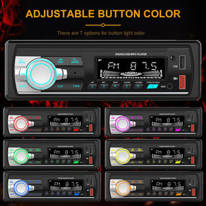 एकल दिन कार एमपी 3 प्लेयर 7 रंग बैकलाइट फास्ट चार्जिंग यर कंट्रोल रिमोट बीटी/यूएसबी/ईq/यूएसबी/ईq यूनिवर्सल फिक्स्ड पैनल - Product Image 2