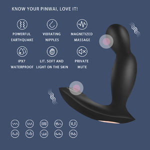 SEXBY最も人気のある大人のおもちゃはリモコンを着用しますアナルバイブレーターデュアルモーター前立腺マッサージャーバイブレーターバットプラグ - Product Image 2