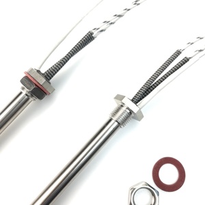 산업용 카트리지 히터 200mm 300mm 400mm 액체 가열 장치 용 스크류 피팅 - Product Image 4