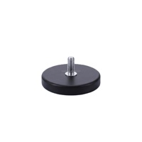 Base magnétique en néodyme recouverte de caoutchouc, sécurisée pour la peinture, avec fixation industrielle pour antenne de toit de voiture, maintien vertical puissant, OEM