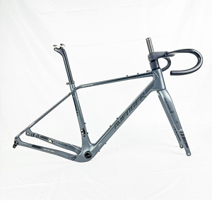 <span class=keywords><strong>Hongfu</strong></span> Mới Đầy Đủ Cáp Nội Bộ Định Tuyến Đầy Đủ Sợi Carbon Đĩa Phanh Sỏi Xe Đạp Khung Fm188 Với Avenger Sơn - Product Image 1