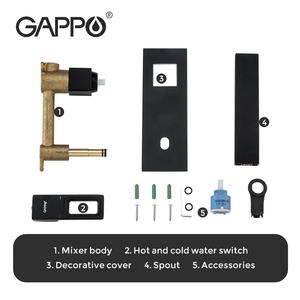 Gappo-grifo mezclador de agua caliente y fría para lavabo de baño, grifo para <span class=keywords><strong>vater</strong></span> G1017-16 - Product Image 6