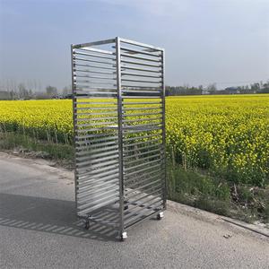 Chariot <span class=keywords><strong>de</strong></span> rangement professionnel en acier inoxydable pour boulangerie, idéal pour le refroidissement et le séchage du <span class=keywords><strong>pain</strong></span> - Product Image 3