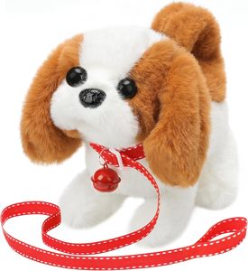 Walking Barking Tail Wagging Animal de peluche <span class=keywords><strong>Saint</strong></span> <span class=keywords><strong>Bernard</strong></span> Toy Puppy Electronic Interactive <span class=keywords><strong>Dog</strong></span> - Product Image 1