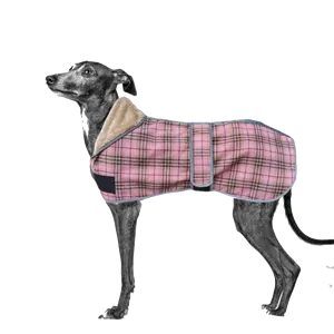 Dog Jacket Tartan Belt Winter Grid Fashion Large UK Style Fashion New Pet Coat