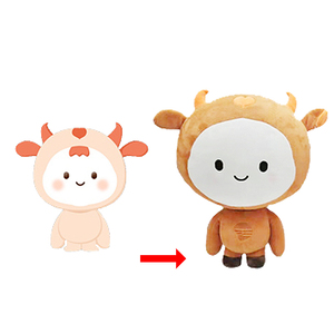 <span class=keywords><strong>Grande</strong></span> vache à lait en peluche mignonne personnalisée <span class=keywords><strong>grande</strong></span> poupée en peluche douce en peluche géante Highland Cow peluche - Product Image 3