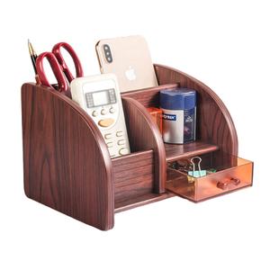 מוצרים חמים רב תכליתי עיפרון כוס שולחן העבודה אחסון תיק במבוק עץ עט בעל - Product Image 2