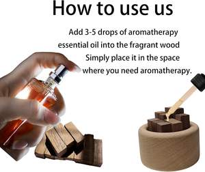 <span class=keywords><strong>Diffuseur</strong></span> d'<span class=keywords><strong>huile</strong></span> <span class=keywords><strong>essentielle</strong></span> de hêtre naturel-outil d'aromathérapie de grain de bois de voiture portable, assainisseur d'<span class=keywords><strong>air</strong></span> de roseau circulaire domestique - Product Image 4