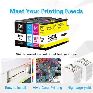 Cartuchos Compatibles con Chinamate OEM para HP OfficeJet Pro Serie 9000 - Modelos 965XL/969XL, Chip Inteligente Más Reciente, Cartucho Completo - Product Image 6