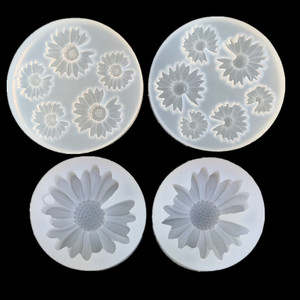 Molde <span class=keywords><strong>de</strong></span> silicona con margaritas 3D, para hacer dulces, Chocolate, <span class=keywords><strong>Fondant</strong></span>, herramientas <span class=keywords><strong>de</strong></span> resina - Product Image 5