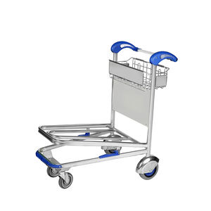 Carro de equipaje de aeropuerto de acero inoxidable de 4 ruedas a la venta - Product Image 2