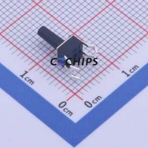 GT-TC075B-H090-L1 Tactile Switch Through hole Component (THT) Switch Single Pole Single Throw Round Button 2.5N Through Hole - Product Image 2