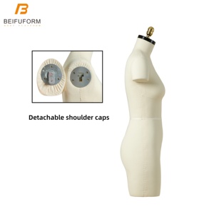 BEIFUFORM tamaño europeo <span class=keywords><strong>38</strong></span> mujeres medio cuerpo maniquí modelo de costura para drapeado maniquí para ropa mujer sastres maniquí - Product Image 5
