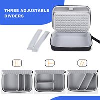 Étui de transport rigide personnalisé avec logo pour accessoires électroniques : adaptateur secteur, chargeur, câble, batterie externe