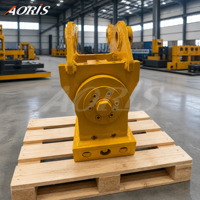 AORIS Robot Welded High Strength Manganese Steel MS Tilting Quick Hitch untuk Excavator 3-5T