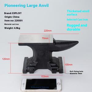 EXPLOIT Hardware profesional <span class=keywords><strong>Yunque</strong></span> EXPLOIT Acero <span class=keywords><strong>Herrero</strong></span>'s Table Rail Horn Pier Herramienta para la fabricación <span class=keywords><strong>de</strong></span> joyas y equipos - Product Image 5