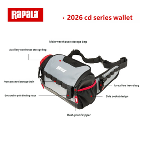 <span class=keywords><strong>Rapala</strong></span> CDPRO 7L 13.5L 18L 16L Riñonera Multifuncional Impermeable para <span class=keywords><strong>Señuelos</strong></span> y Pesca en el Mar, Equipo de Pesca al Aire Libre - Product Image 3
