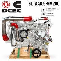 Mesin Diesel Kapal Cummins 6LTAA8.9-GM200 200kW 268HP 1500rpm 6 Silinder Inline Turbocharged Mesin Penggerak Kelautan