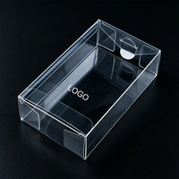 Boîtes cadeaux transparentes en PVC à faible MOQ, boîtes d'emballage transparentes en PET pour parfums, bijoux, bougies, vente au détail