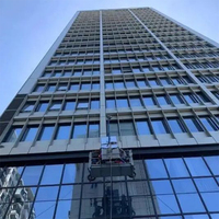 Panneaux de mur-rideau en verre en alliage d'aluminium personnalisés LML, design moderne pour immeubles de bureaux, isolation thermique, étanches, insonorisés