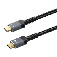 Cable HDMI 2.1 de 8K, 48 Gbps, Ultra HD 8K60Hz 4K120Hz EARC, Cable de Video Trenzado de Nailon y Aleación de Aluminio para Monitor