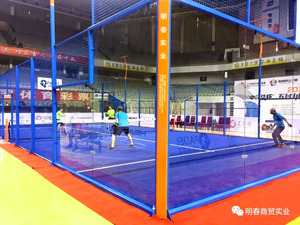 JSMC prezzo di fabbrica 12mm in vetro temperato Padel panoramico racchette da Tennis <span class=keywords><strong>corte</strong></span> Perruque coupé - Product Image 4