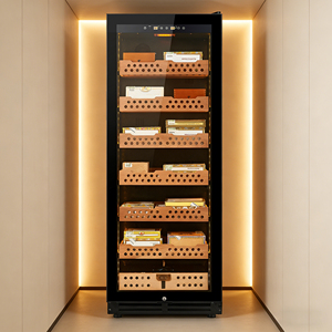 Humidor à cigares JiuFu Home <span class=keywords><strong>Depot</strong></span> avec contrôle d'humidité, armoire à cigares électrique avec système de refroidissement par eau - Product Image 1