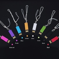 Nouvelles clés USB en gros du fabricant, 8 Go-64 Go, 1 To, avec logo imprimé, mini clé USB rotative en métal en forme d'elfe, haute capacité