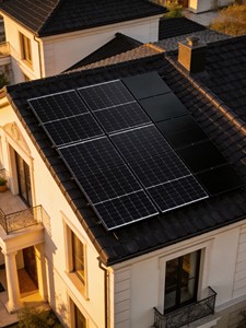 <span class=keywords><strong>Panneau</strong></span> <span class=keywords><strong>solaire</strong></span> tandem en silicium perovskite Muloyal 500W, 28,5% de rendement, tout noir, haute densité, module PV nouvelle génération, cellule 182 mm, 2278x1134 mm - Product Image 4