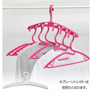 Ramo ไม้แขวนพลาสติก12รูสีขาวประหยัดพื้นที่ - Product Image 1