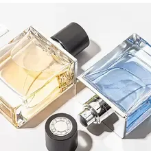 Luxury <b>Empty</b> Square Glass Perfume <b>Bottle</b> With Leather Wrap Cap Refillable Fragrance <b>Spray</b> <b>Bottle</b> Custom Logo Color Cosmetic Pack - Product Image 6