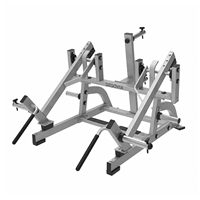 Machine de musculation professionnelle à charge par plaques pour squats et tractions, équipement d'entraînement pour les jambes, les fessiers et le dos