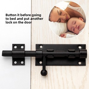 Hiện đại tùy chỉnh thép không gỉ 304 bầu trời và Trái Đất chốt cửa Bolt kẽm tuôn ra ổ khóa với khóa lỗ lên xuống có thể khóa chất béo chốt - Product Image 4