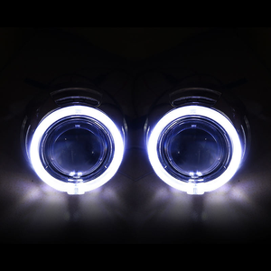 Masques de projecteur Bi-LED 2,5 / 3 pouces <span class=keywords><strong>C4</strong></span> B avec DRL et clignotants 12V pour la rénovation de phares automobiles - Product Image 1