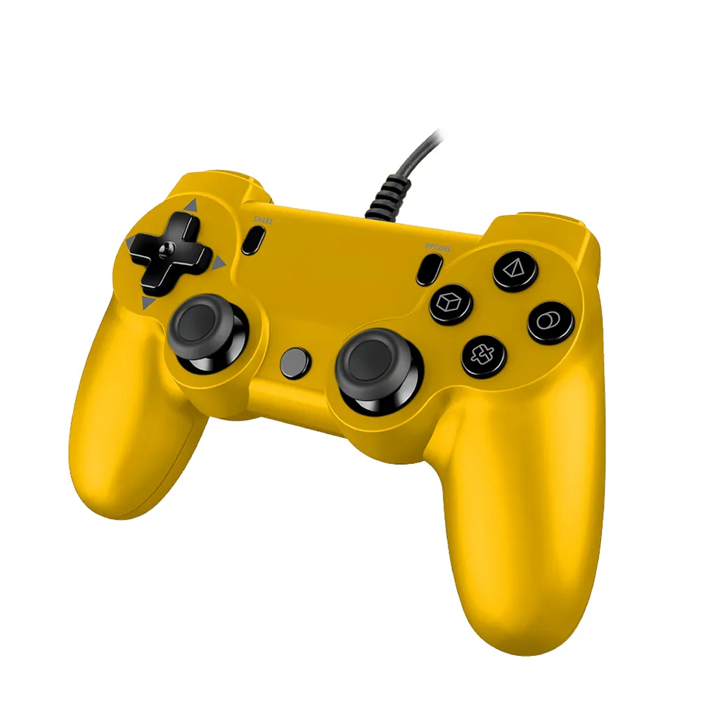 Grosir Kualitas Tinggi PS4 Controller Wired Joystick Gamepad Controller untuk PS4/PS3/Switch/PC