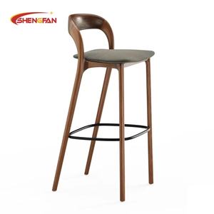 Silla de Comedor de Alta Calidad, Taburete de Bar Neva de Madera Maciza, Silla de Comedor, Muebles Comerciales para Restaurante, Hotel, Cafetería, al por Mayor - Product Image 3