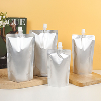 Pochette souple personnalisée imprimée, recyclable, pour liquides, avec bec verseur, pour lait, aliments pour enfants, gelée, jus, en plastique durable