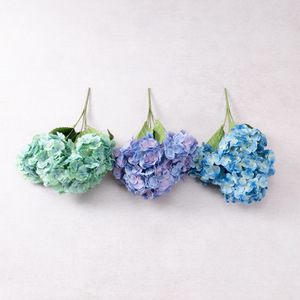 Gaomi CBXQ-807 Ramo de 5 Cabezas de Hortensias Artificiales de Doble Pétalo para Sesiones de Fotografía en Estudio y Arreglos Florales para Mesas de Banquete - Product Image 3