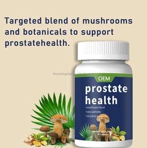 Vente chaude Saw Palmetto racine d'ortie curcuma mélange de champignons supplément de Prostate prend en charge la santé des voies urinaires pour les hommes - Product Image 5