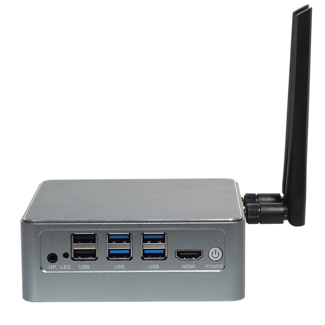 2.5G LAN Mini PC Intel I3 I5 I7 12th/14th DDR4 Dual Display with Fan Compact Business Computer OEM Supplier