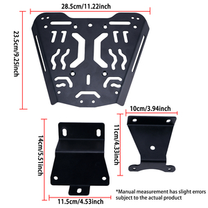 Supporto Posteriore in Alluminio per Moto con Schienale per ZONTES 150X, Telaio Modificato per Bauletto, Personalizzabile, Vendita all'Ingrosso - Product Image 6